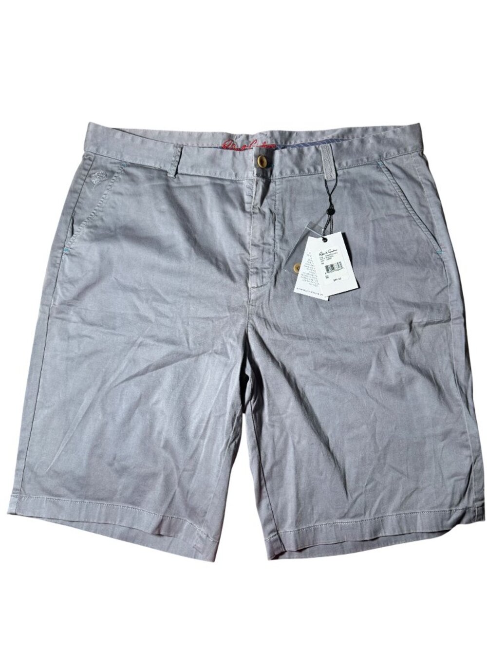 Robert Graham Pioneer Woven Shorts Cement Gray Size 40 NWT